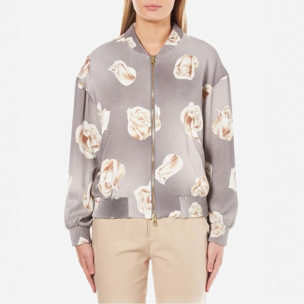 Boutique MOSCHINO Floral Bomber Jacket